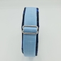 Preview: Halsband hellblau mit Nachthimmel verstellbar & gepolstert